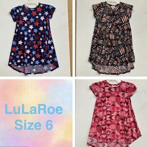 Set of 3 LuLaRoe Boutique Dressed Girls 6